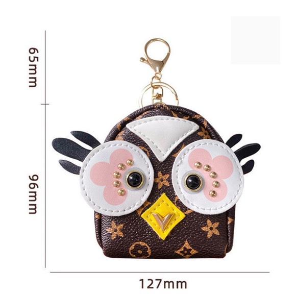 Owl Keychain Coin Purse - Picture 2 of 2